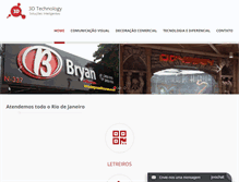 Tablet Screenshot of 3dtechnology.com.br